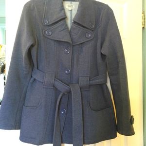 Suzy Shier Blue Pea Coat